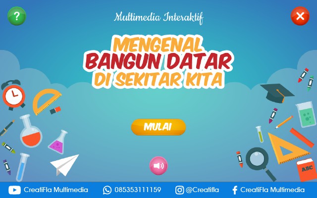 Multimedia Interaktif Bangun Datar