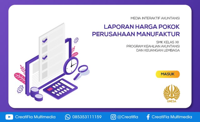 Multimedia Interaktif Akuntansi Laporan Harga Pokok