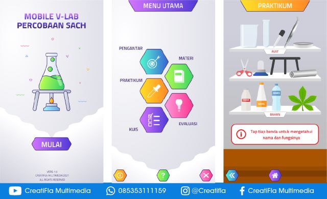 Virtual Lab Biologi Percobaan Sach